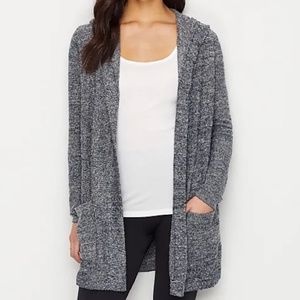 Barefoot Dreams CozyChic Lite Hooded Resort Cardigan